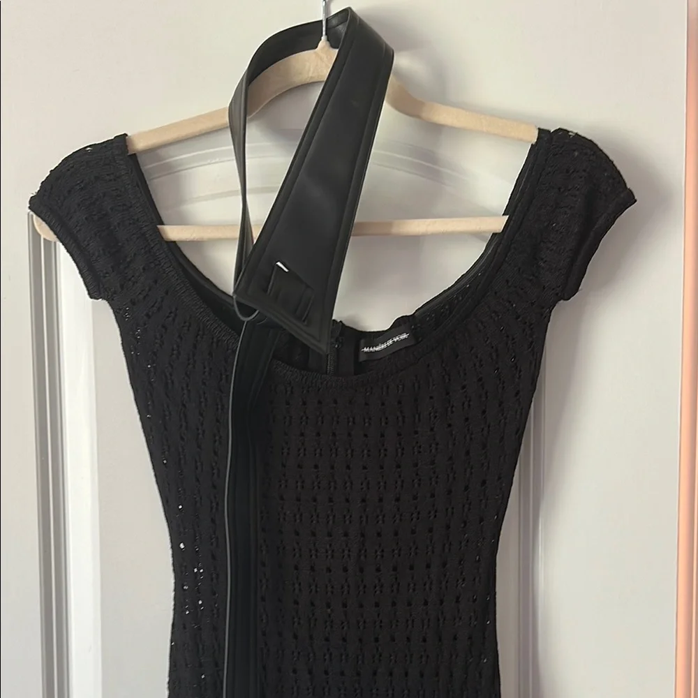 NWOT Maniere De Voir Black Knit Jumpsuit - Picture 4 of 13